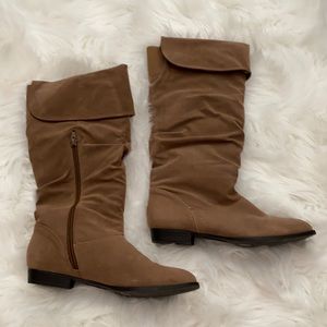 Style & Co tan mid-calf boot